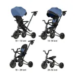 Qplay Nova Niello Blue Ultra-Foldable Tricycle