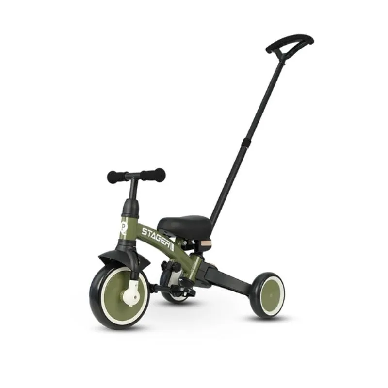 Qplay STAGER Green foldable evolutionary tricycle