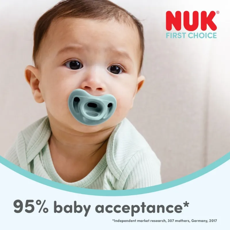 Nuk First Choice Soft Silicone Soothers 0-6 Months Girl