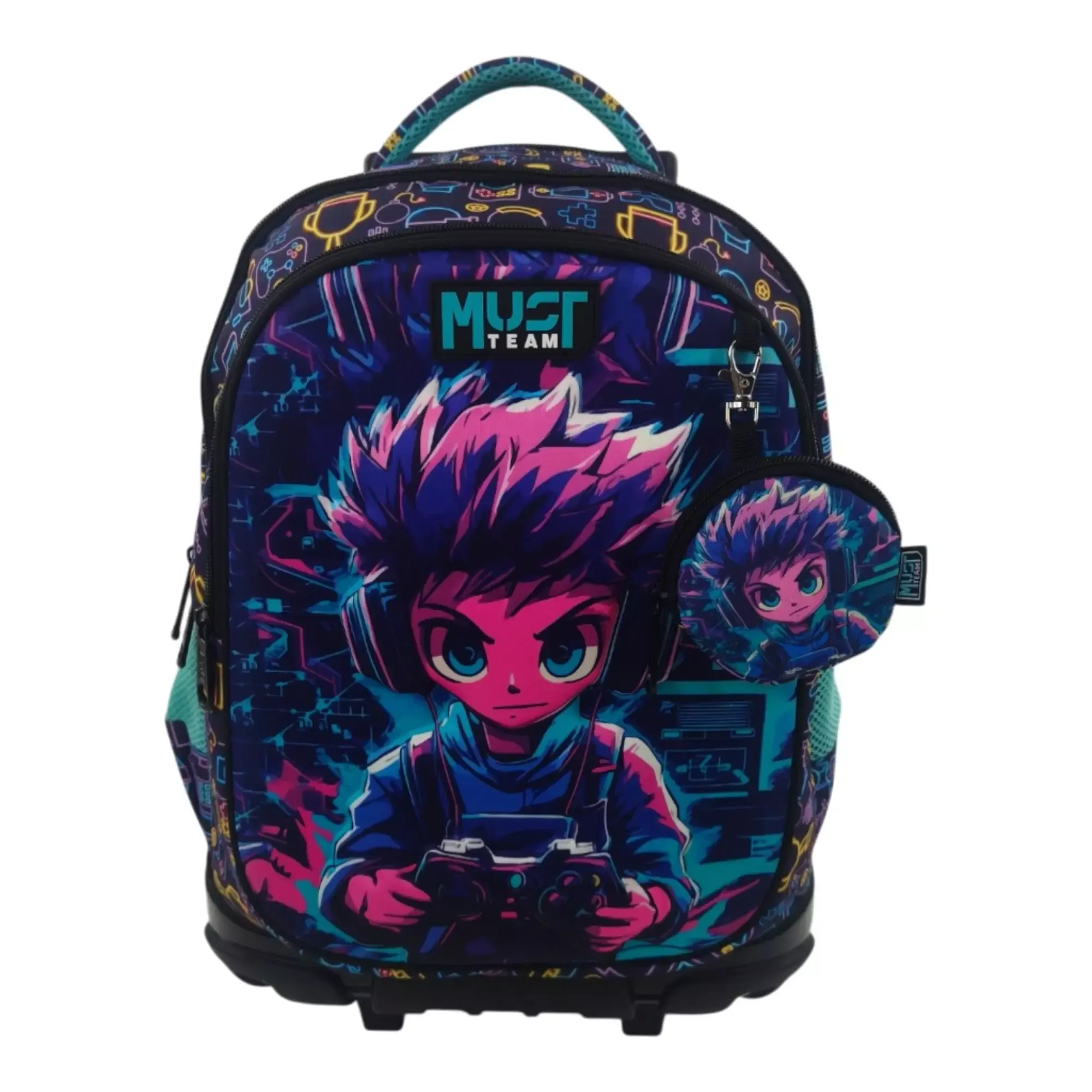 School Trolley Bag Elementary Must Team Anime Boy
