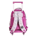 School Trolley Bag Elementary Must Team Butterflies Lilac 3 Compartments