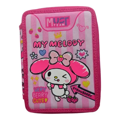 School Pencil Case Double Filled My Melody Must Team