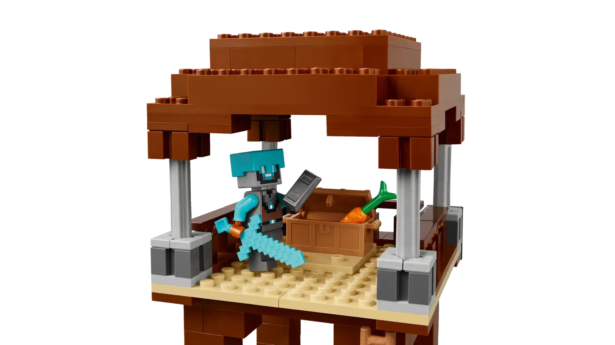 Lego Minecraft The Pillager Outpost and Ravager
