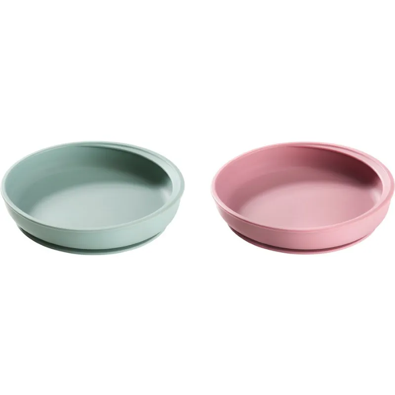 Tommee Tippee Toddler Silicone Plate Suction Base Pink