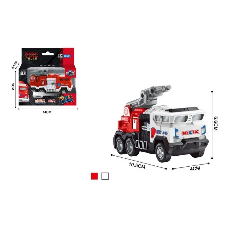 Infinity Toys - Die cast full back truck (WHITE)