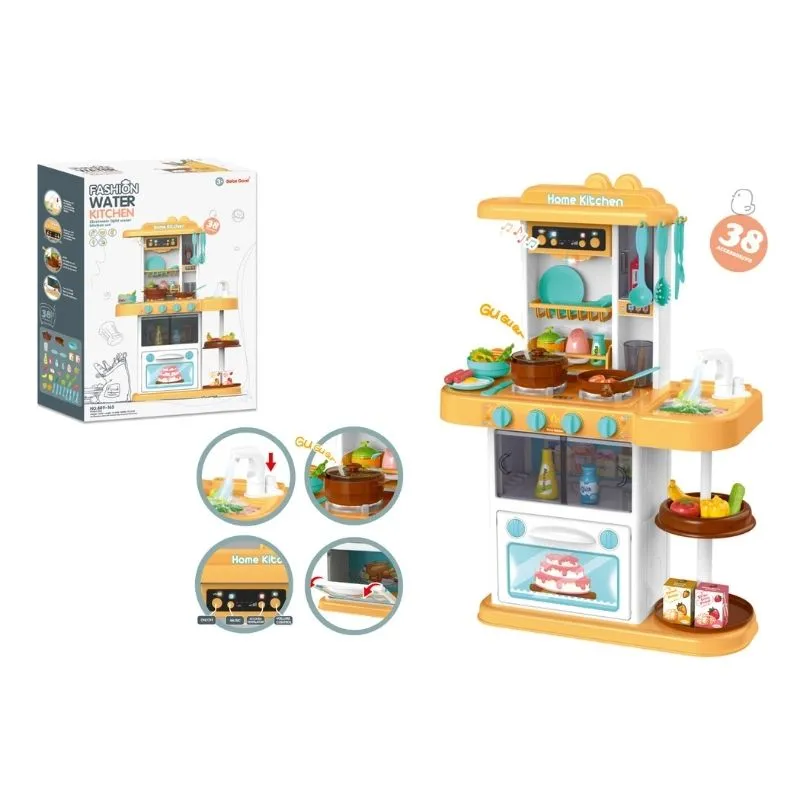 Infinity Toys - Kitchen set with light and music (38pcs)