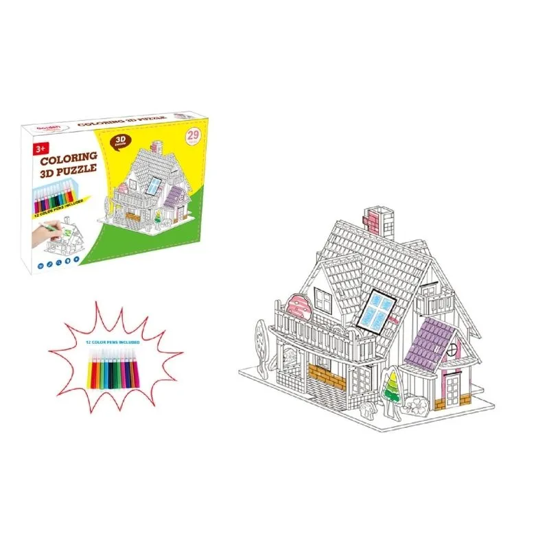 Infinity Toys - Coloring 3D puzzle (29pcs)