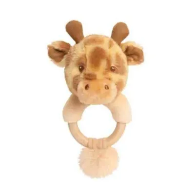 Keel Toys 14cm Teether Ring Giraffe