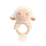 Keel Toys 14cm Teether Ring Lamb