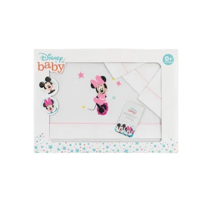Inter baby 3pcs bed.crib cotton -  MINNIE