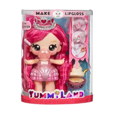 Yummiland Large Doll + Lipgloss Pet- Bianca Bubblegum