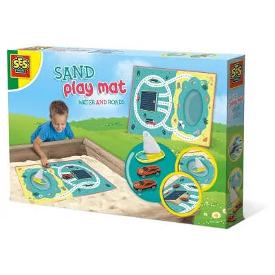 SES Sand play mat - Water and roads