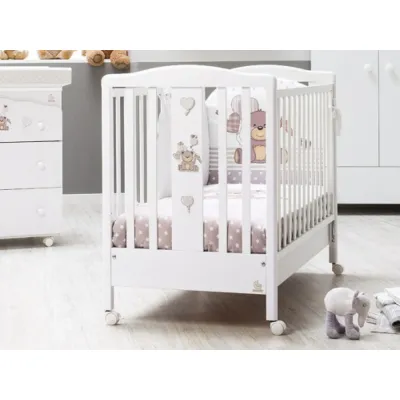 Italbaby Ku Ku White Bed