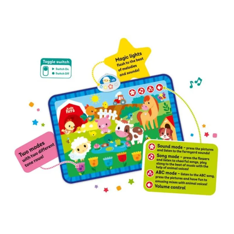 Kids Hits Light and Sound Mat Noisy Farm