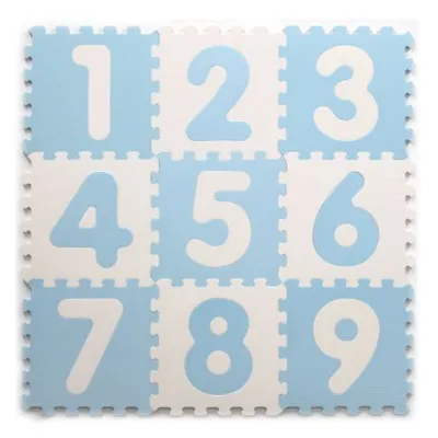 Sunta Antibacterial EVA Foam Puzzle Numbers Baby Play mat