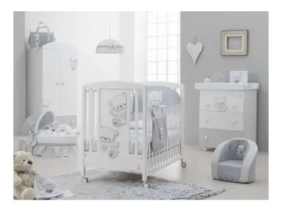 Italbaby cot Jolie (Grey)
