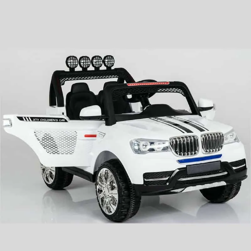 12V Jeep Style Car (White)