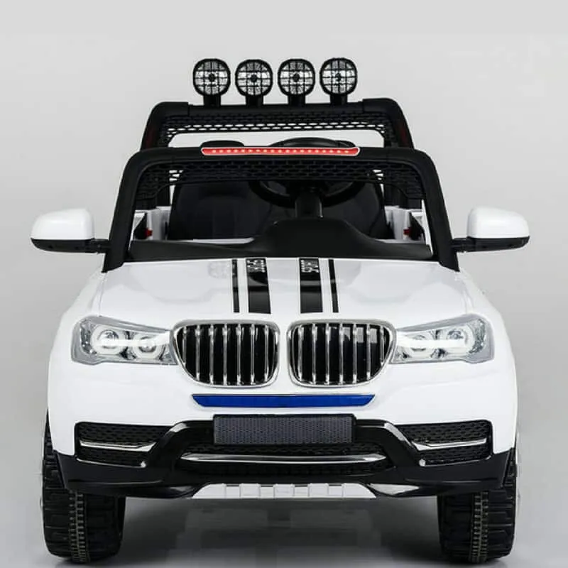 12V Jeep Style Car (White)