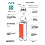 Pura Kiki 11oz Toddler Stainless Steel Bottle (Sippy / Pink Sleeves)