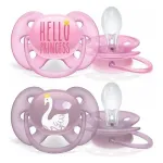 Philips AVENT Ultra Soft Pacifier (6-18m) Hello Princess