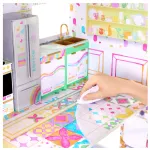 Rainbow High Color & Play 3-Story Doll House, Design All Walls & Floors with Washable Markers