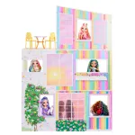Rainbow High Color & Play 3-Story Doll House, Design All Walls & Floors with Washable Markers