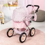 Bayer Design Dolls Trendy Pram  Pink & Animal Print