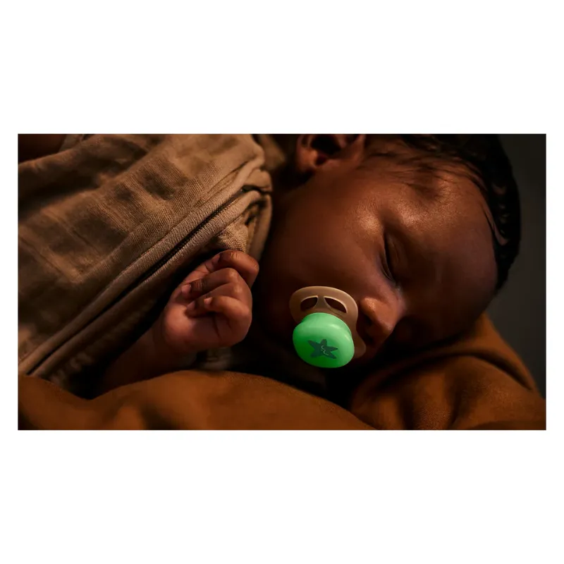 Philips Avent Ultra Start Nighttime Pacifier Purple/Yellow 0-2M
