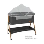 Bebe Stars Crystal Graphite Cradle
