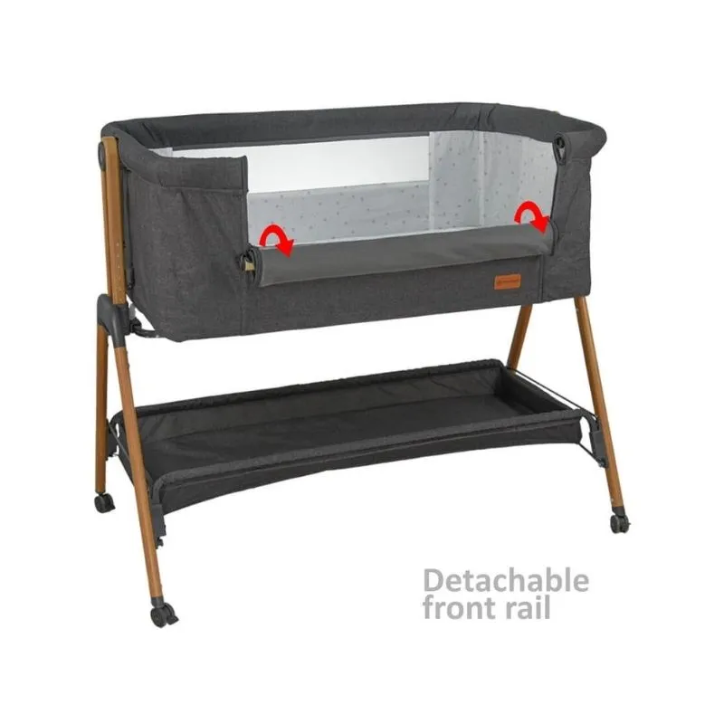 Bebe Stars Crystal Graphite Cradle