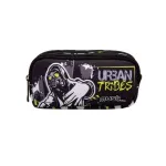 School Pencil Case Energy Urban Tribes with 2 zippers