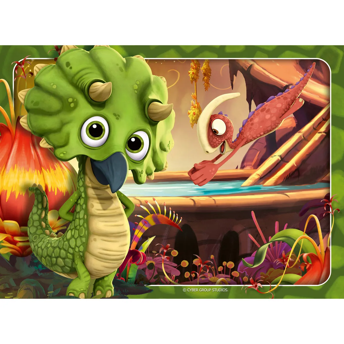 Ravensburger - 4 in a Box Gigantosaurus Puzzles