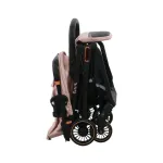 Bebe Stars Baby Stroller City Automatic Powder Pink