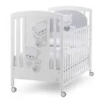Italbaby Baby Jolie Cot  White-Grey