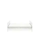 Silver Cross Bromley white convertible cot bed to toddler bed