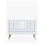 Silver Cross Brighton Cotbed, White/Natural