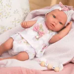 Arias Reborn Doll Inna with Blanket 38cm