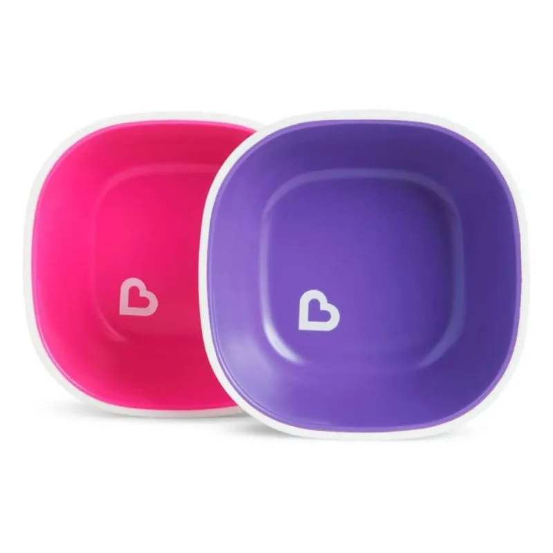 Munchkin Splash Bowls - Pink/Purple