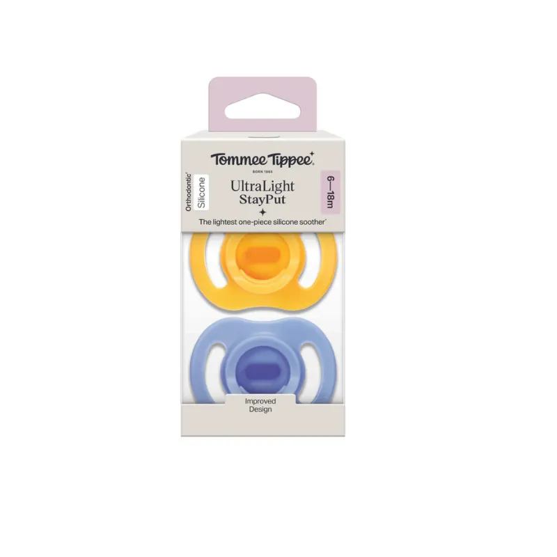 Tommee Tippee Ultra-light StayPut Soother 6-18m