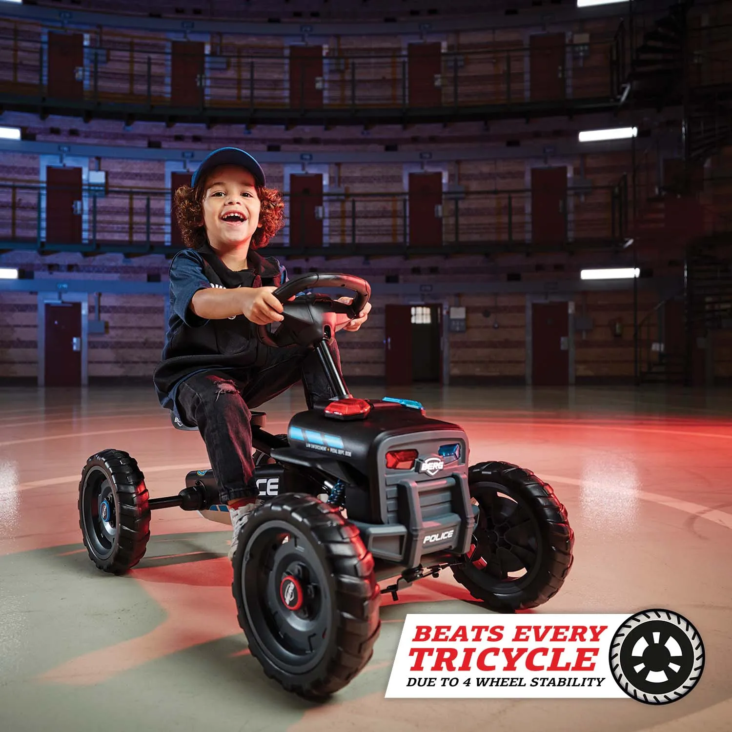 Berg Buzzy John Deere Go-Kart Police