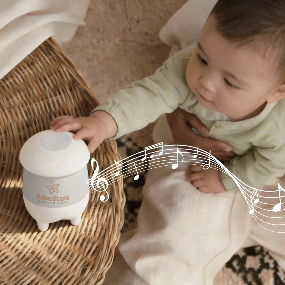 Bebe Stars Mechanism 3 in 1 Rechargeable Vibration ,Music And Light