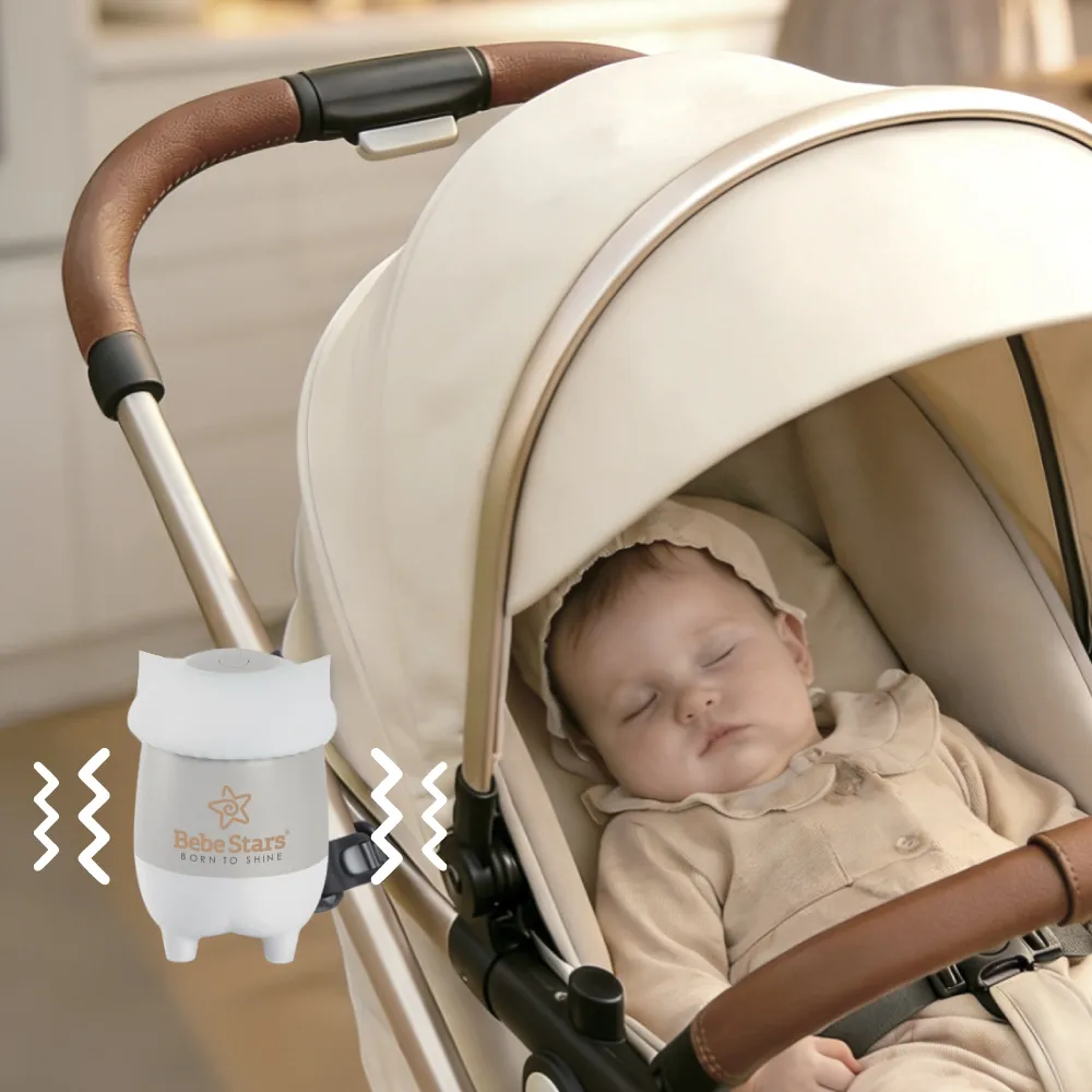 Bebe Stars Mechanism 3 in 1 Rechargeable Vibration ,Music And Light