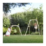 TP Forest Acorn convertible swing set - baby chair - anchoring kit - FSC wood h200 cm