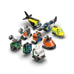 Lego Airplane, Service Truck & Hovercraft Remix