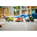 Lego Airplane, Service Truck & Hovercraft Remix