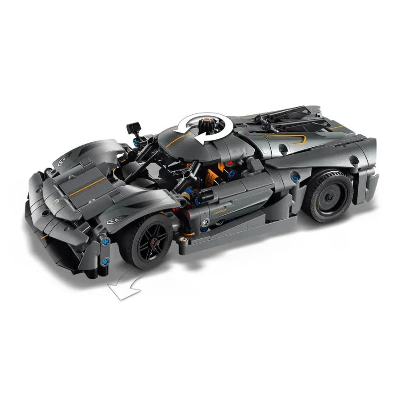 Lego Technic Koenigsegg Jesko Absolut Grey Hypercar