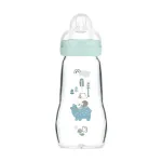 MAM Feel Good 260ml Glass Baby Bottle 2+ months, single pack