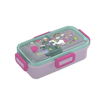 Must Team 700ml PP Plastic Lunch Box , Unicorn