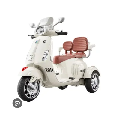 Vespa Electric Motorcycle 3wheels 12V – White