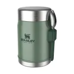 Stanley Classic Legendary Food Jar + Spork | 0.4L - Hammertone Green
